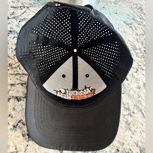 Orange Theory Embroidered Baseball Cap Hat Orange and Black Adjustable Strap - Picture 8 of 9
